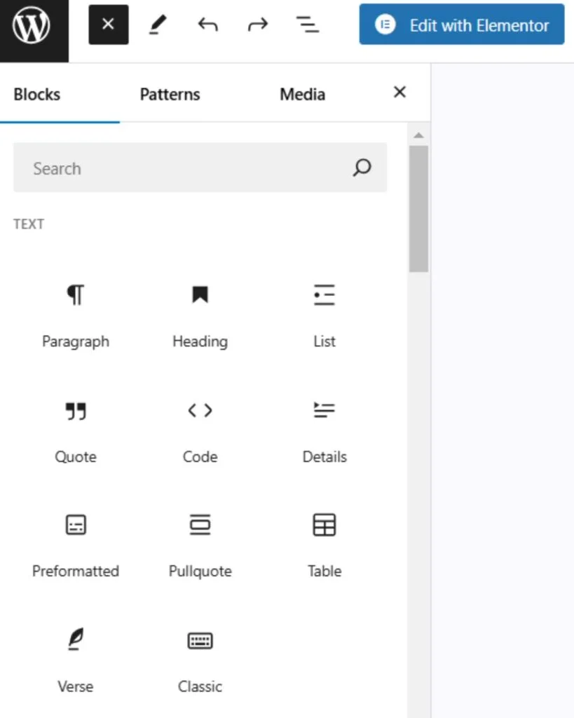 explains about WordPress blocks dashboard WordPress Blocks Dashboard